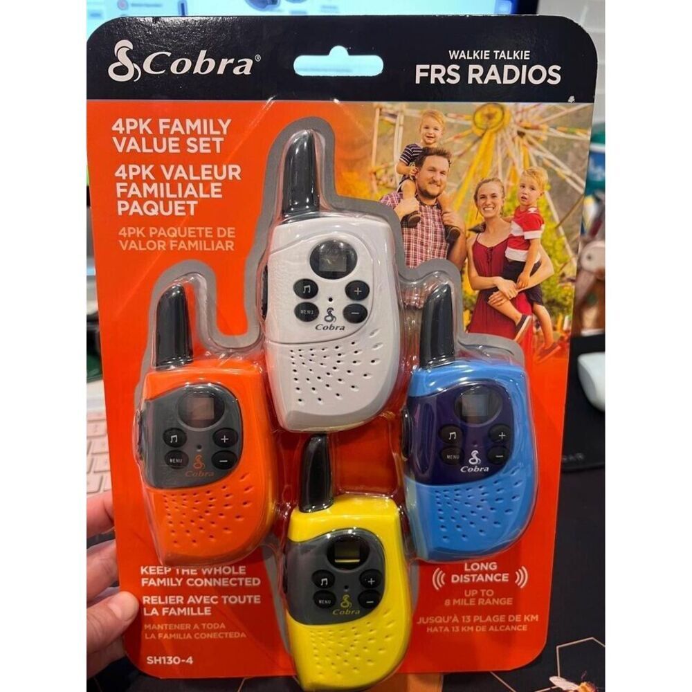 New 4 pack FRS radio walkie‎ talkies